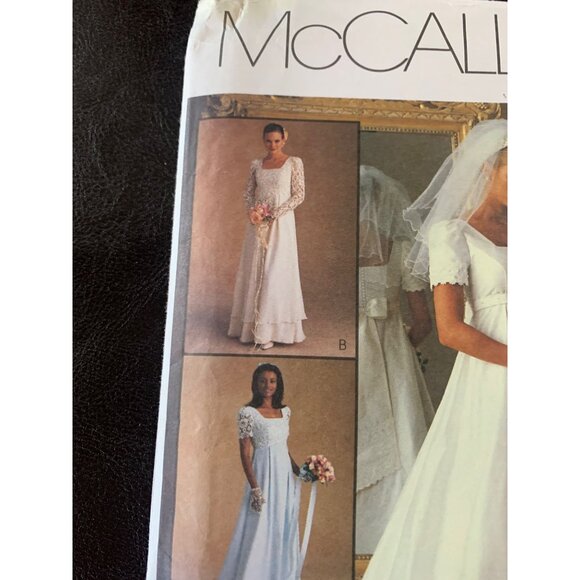McCall's Misses Bridal Gown and Bridesmaid Dress Sewing Pattern Sz 10 - 14 9135 - Picture 4 of 10